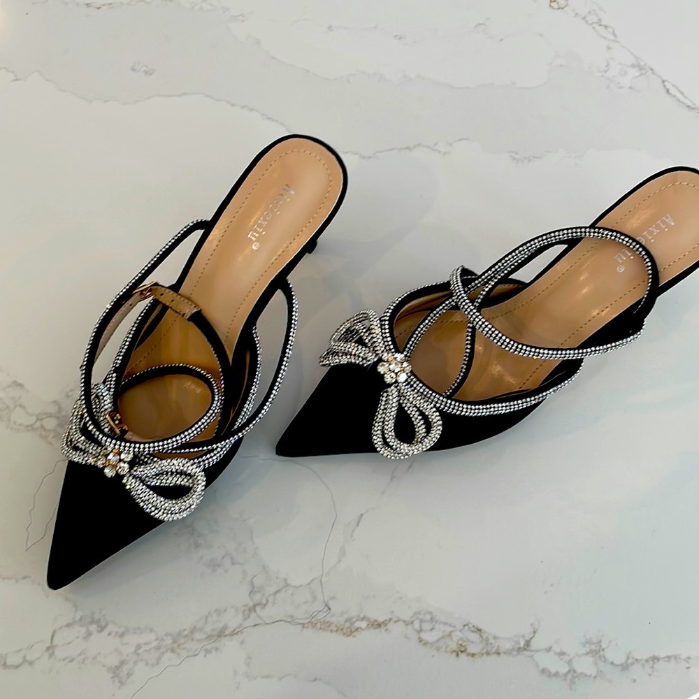 Embellished heels